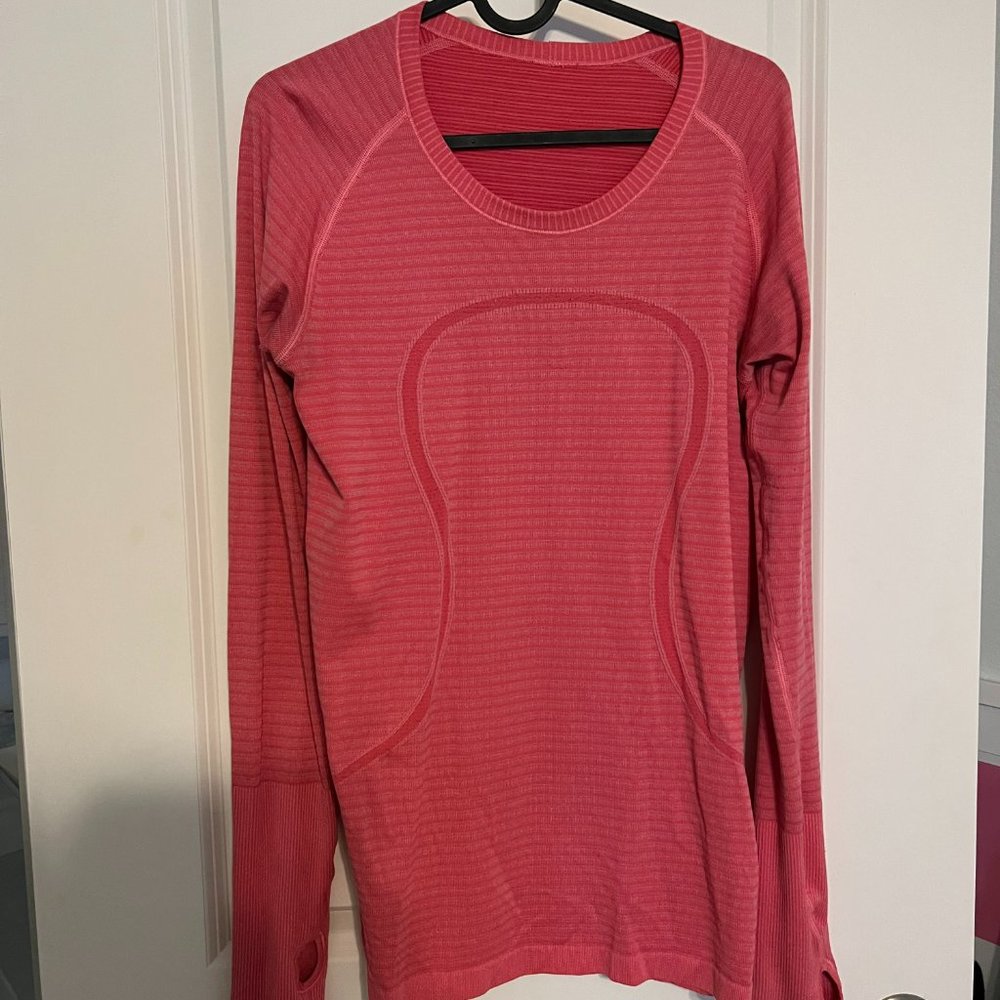 Lululemon Pink Swifty  Long Sleeve